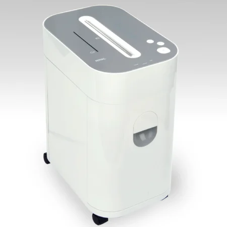 Royal Consumer PX1400MX trituradora de papel corte cruzado, 14 hojas, pantalla LCD, destruye CDs y tarjetas, con ruedas.