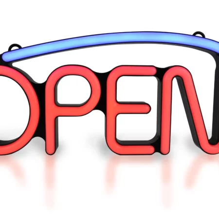 Letrero Luminoso LED "OPEN" Royal OS3 con Control Remoto