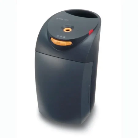 Royal Consumer P60 afilador eléctrico de escritorio, cuchillas helicoidales, auto-stop y depósito transparente para virutas.